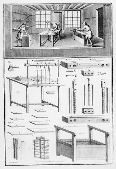 Bookbinder，由Ludovic Simeanneau印制 作者 法语学校